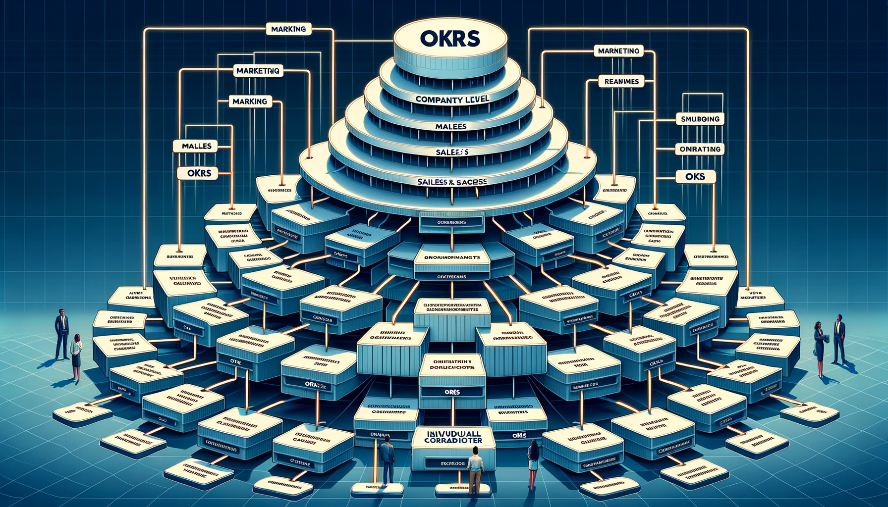 OKRの構造を示す図解