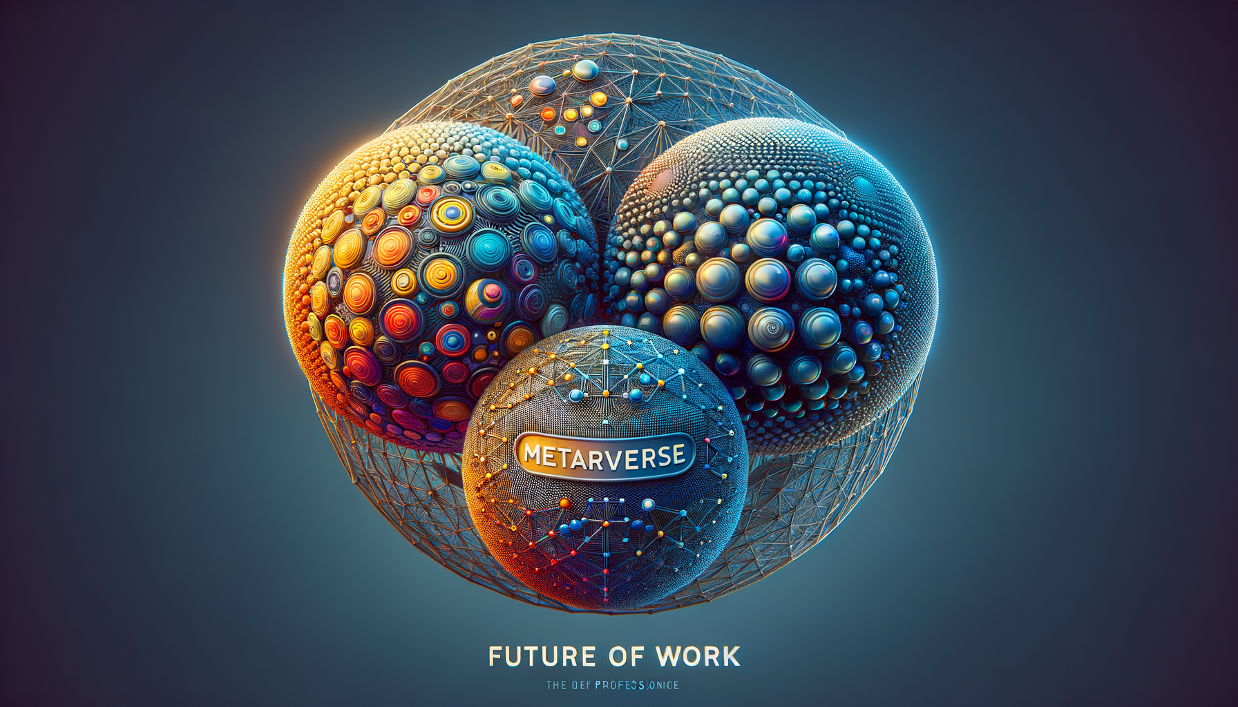 AI、メタバース、グローバル化の3つのメガトレンドを示す図